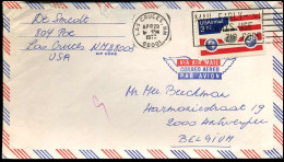 Airmail Cover To Antwerp, Belgium  - 3c. 1961-... Brieven