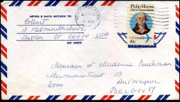 Airmail Cover To Antwerp, Belgium  - 3c. 1961-... Cartas & Documentos