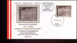 FDC - Sonderpostmarke 100 Jahre Verwaltungsgerichtshof - FDC