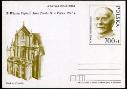 Postcard - IV Wizyta Papieza Jana Pawla II W Polsce 1991 - Entiers Postaux