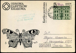 Postcard -  Odnowa Zabytkow Krakowa - Stamped Stationery