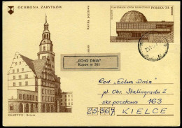 Postcard -  Olsztyn - Ratusz - Stamped Stationery