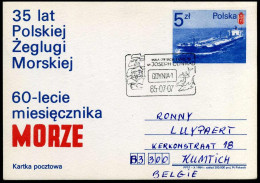 Postcard -  35 Lat Polskiey Zeglugi Morskiej - Enteros Postales
