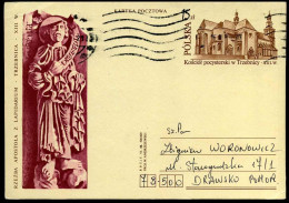 Postcard - Rzezba Apostola Z Lapidarium - Trzebnica - XIII W. - Stamped Stationery