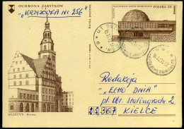 Postcard - Olsztyn - Ratusz - Stamped Stationery