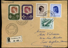 Registered Cover To Petit-Enghien, Belgium  - Briefe U. Dokumente