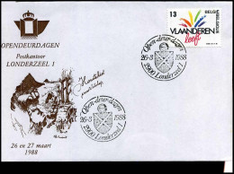 Cover - Stempel : Opendeurdagen Postkantoor Londerzeel 1 - Herdenkingsdocumenten