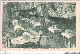 AFGP6-46-0533 - Terrasse Du Restaurant Du Puits De PADIRAC  - Padirac