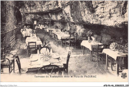 AFGP6-46-0526 - Terrasse Du Restaurant Dans Le Puits De PADIRAC  - Padirac