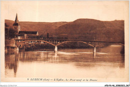 AFGP6-46-0495 - LUZECH - L'eglise - Le Pont Neuf Et La Douve  - Luzech