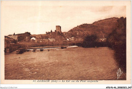 AFGP6-46-0485 - LUZECH - Le Lot Vu Du Pont Suspendu  - Luzech