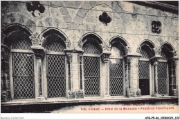 AFGP5-46-0444 - FIGEAC - Hôtel De La Monnaie - Fenêtres Historique  - Figeac