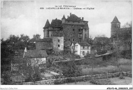 AFGP3-46-0233 - LACAPELLE-MARIVAL - Château Et L'eglise  - Lacapelle Marival