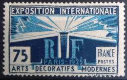 FRANCE                           N° 215                     NEUF*          Cote : 22 € - Unused Stamps