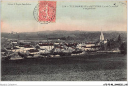 AFGP2-46-0156 - VILLEFRANCHE-DU-QUEYRAN - Vue Générale  - Sonstige & Ohne Zuordnung