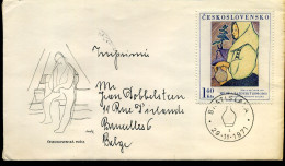 Cover From Bratislava To Brussels, Belgium - Briefe U. Dokumente