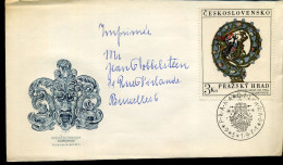 Cover From Prague To Brussels, Belgium - Covers & Documents