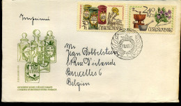 Cover From Prague To Brussels, Belgium - Storia Postale