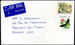 Cover To Montigny-le-Tilleul, Belgium - Lettres & Documents