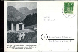 Postkarte - 'Volksbund Deutsche Kriegsgräberfürsorge E.V., Kassel' - Briefe U. Dokumente
