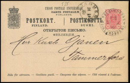 Postkort / Postikortti From Helsingfors To Tammerfors - Postal Stationery