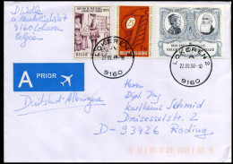 Cover Van Lokeren Naar Roding, Duitsland - Cartas & Documentos