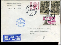 Cover - Herdenkingsvlucht België - Congo 1925-1985 - Covers & Documents