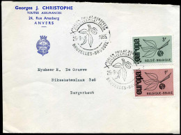 1342/43 Op Envelop - 'Georges J. Christophe, Toutes Assurances, Anvers' - Brieven En Documenten