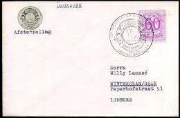 1370P3  Op Brief - Stempel : Lions International - Lettres & Documents