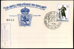 Souvenir - 'Club Royal Philatélique Des Invalides' - N° 1293  - Cartas & Documentos