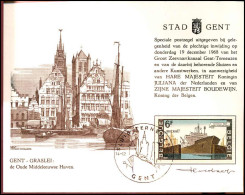 1479 - Nieuwe Zeesluis - Souvenir Van De Stad Gent - Handtekening Heman Verbaere - Brieven En Documenten