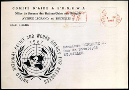 Post Card - 'Comité D'Aide à L'U.N.R.W.A.' - Lettres & Documents