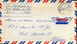 Cover To Uccle, Belgium - Militaire Post / Postes Militaires - Lettres & Documents