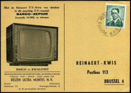 Postkaart - 'Barco-Zephir' - 'Reizen Ultra Montes N.V.' - 'Reinaert Kwis' - Lettres & Documents
