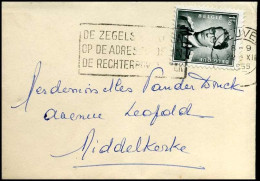 924 Op Kleine Omslag Naar Middelkerke - Lettres & Documents