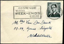 924 Op Kleine Omslag Naar Middelkerke - Briefe U. Dokumente