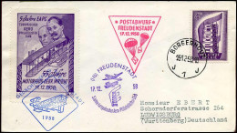 Cover To Ludwigsburg, Germany - 'Postabwurf Feudenstadt' - 5 Jahre Europäischer Aero-Philatelistenclub - Briefe U. Dokumente