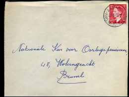 N° 910 Op Cover Naar Nationale Kas Voor Oorlogspensioenen Te Brussel - Briefe U. Dokumente