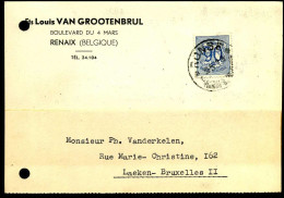 Postkaart / Carte Postale - 'Ets Louis Van Grootenbrul, Renaix' - Covers & Documents