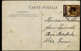 438 Op Postkaart - Briefe U. Dokumente