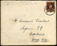 Cover Naar Coquilhatsville, Congo-Belge, N° 321 - Storia Postale