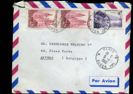 Cover To Antwerp, Belgium  - Lettres & Documents