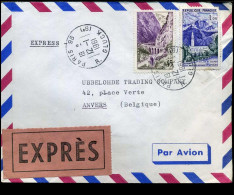 Express Cover To Antwerp, Belgium - Storia Postale