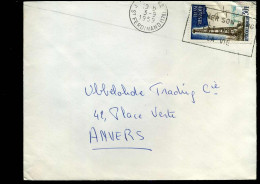 Cover To Antwerp, Belgium - Cartas & Documentos