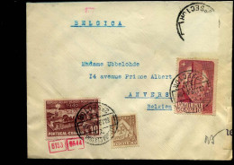 Cover To Antwerp, Belgium - 'Geöffnet - Obercommando Der Wehrmacht' - Storia Postale