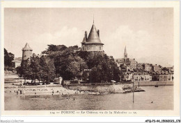 AFQP3-44-0291 - PORNIC - Le Château Vu De La Malouine  - Pornic