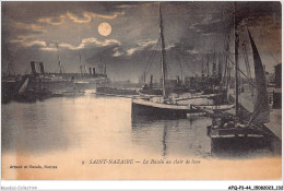 AFQP3-44-0268 - SAINT-NAZAIRE - Le Bassin Au Clair De Lune  - Saint Nazaire