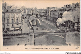 AFQP3-44-0255 - NANTES - Confluent De L'erdre Et De La Loire  - Nantes