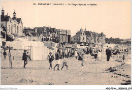 AFQP2-44-0190 - PORNICHET - La Plage Devant Le Casino  - Pornichet