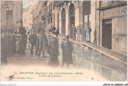 AFQP2-44-0167 - NANTES Pendant Les Inondations 1904 - La Place Du Commerce - Nantes